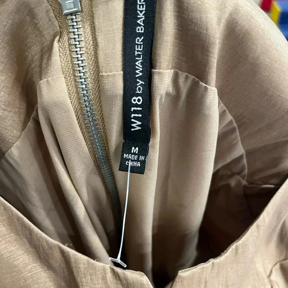 NWOT medium Walter Baker metallic gold dress - Picture 2 of 2